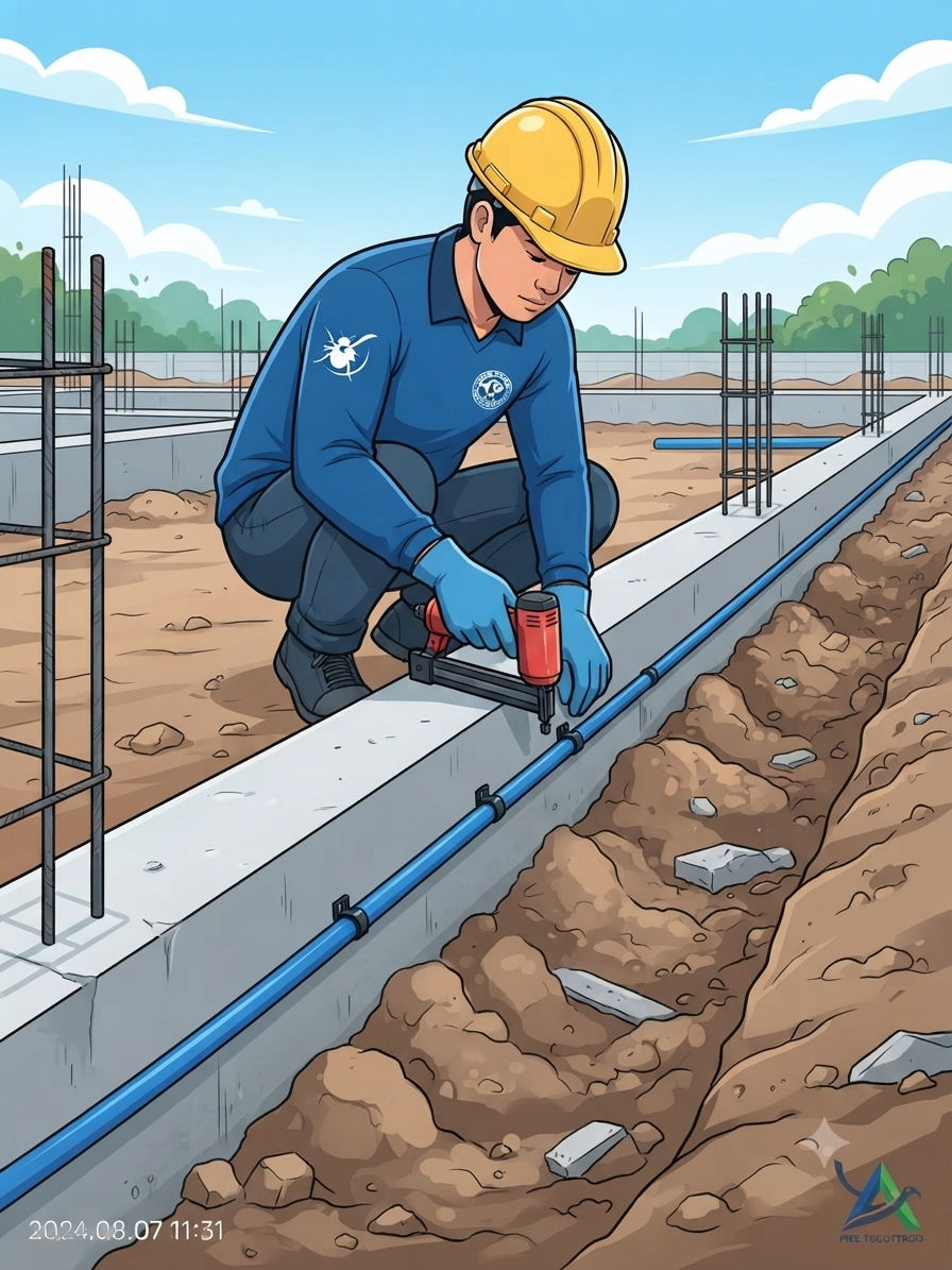 ระบบวางท่อปลวก (Pipe Treatment System)