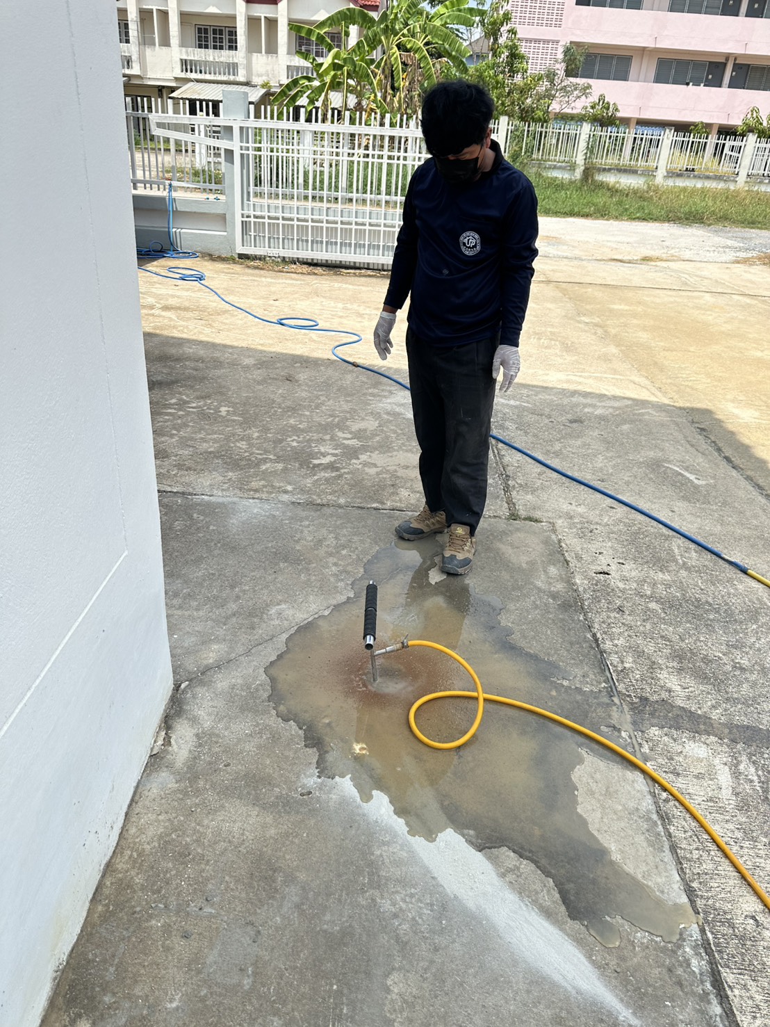 ระบบเจาะอัดน้ำยา (Soil Injection) ขั้นตอนที่ 5