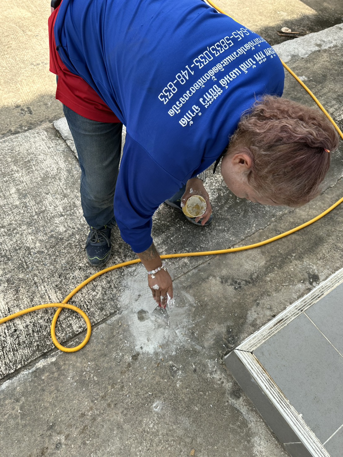 ระบบเจาะอัดน้ำยา (Soil Injection) ขั้นตอนที่ 6