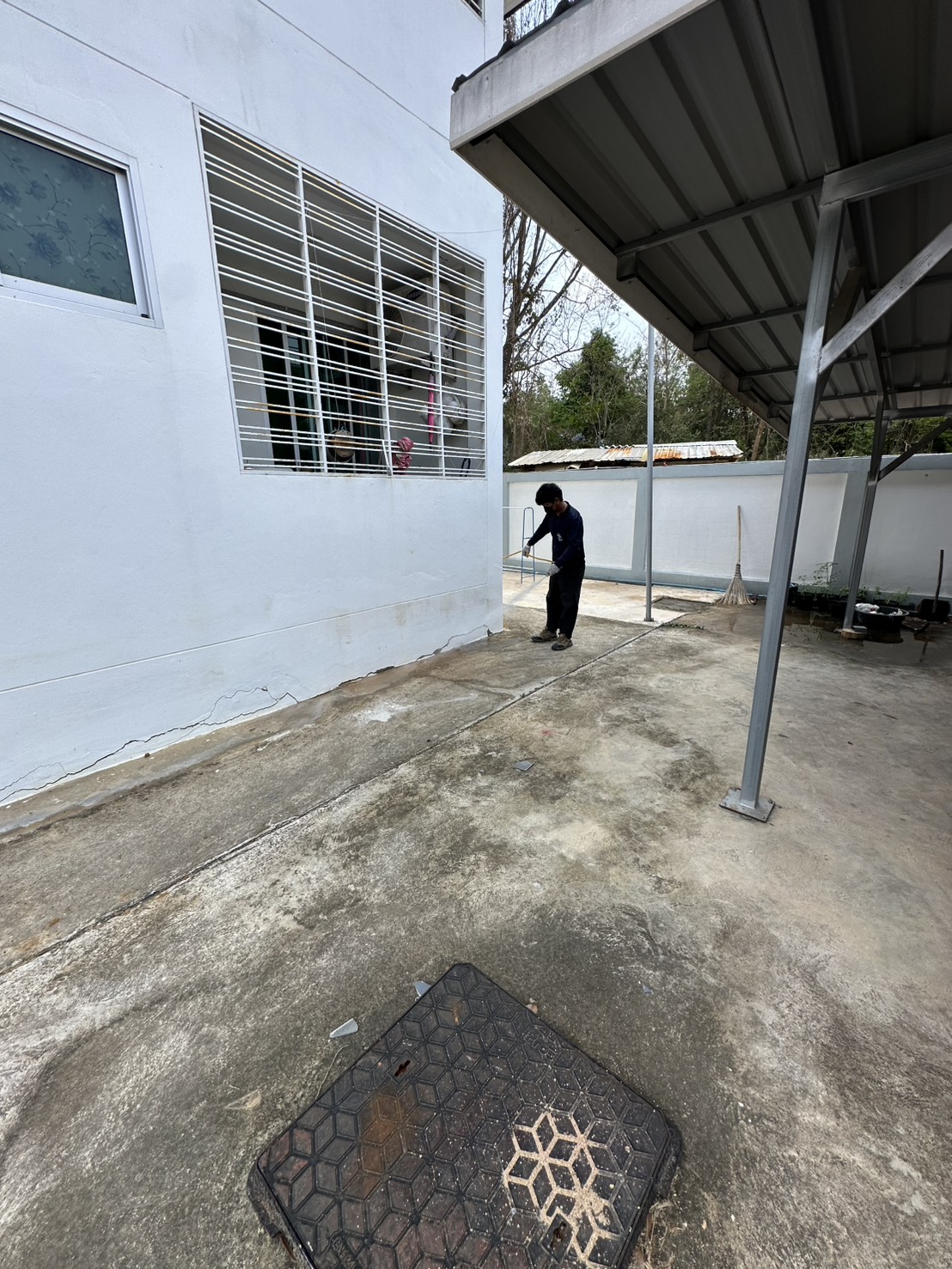ระบบเจาะอัดน้ำยา (Soil Injection) ขั้นตอนที่ 2