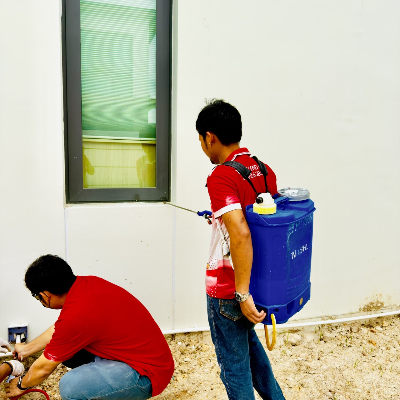 อัดน้ำยากำจัดปลวกน้ำยาเข้าท่อประจำปี รูปที่ 6